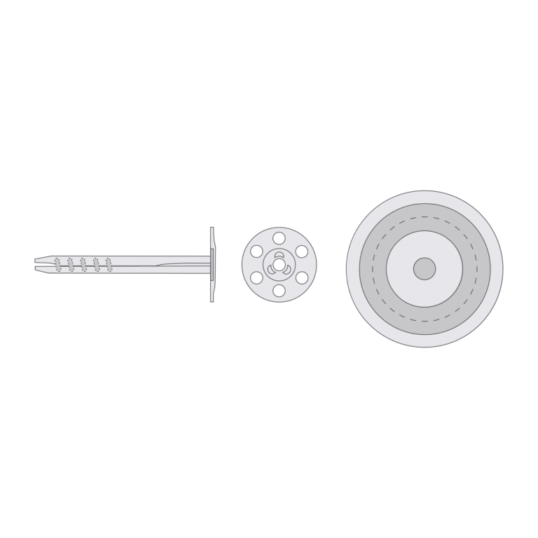EWI Insulation FIRE Hammer Fixing Metal Pin – Masonry