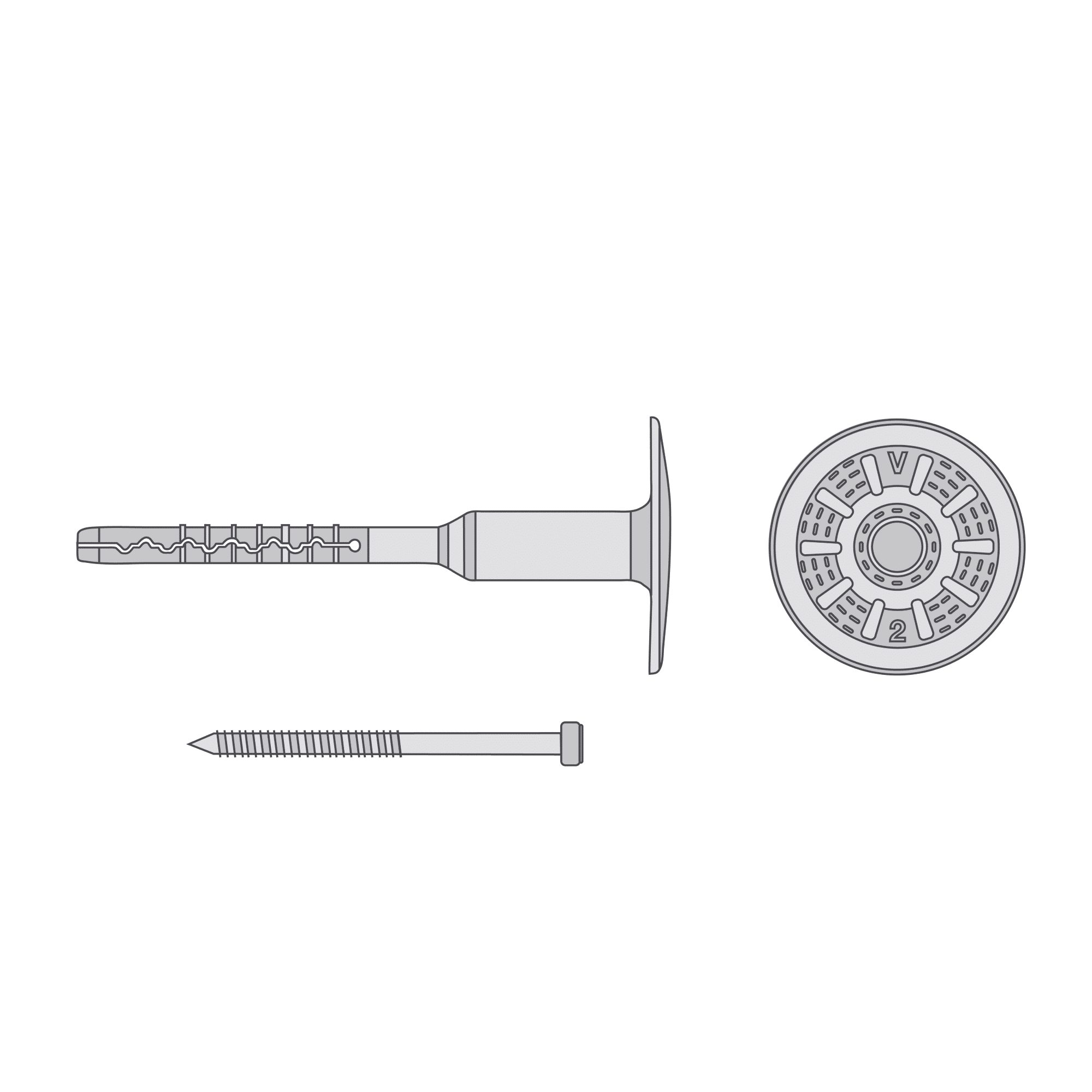 EWI Insulation Hammer Fixing Metal Pin – Masonry EWI Insulation Hammer Fixing Metal Pin – Masonry