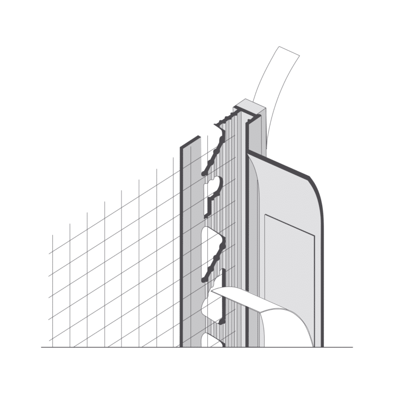 EWI PVC Frame Seal With Mesh Bead