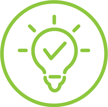 Innovative solution icon