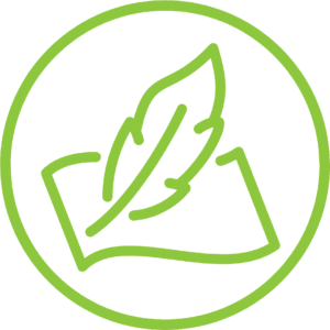 Green icon representing that a product features Lightweight Construction