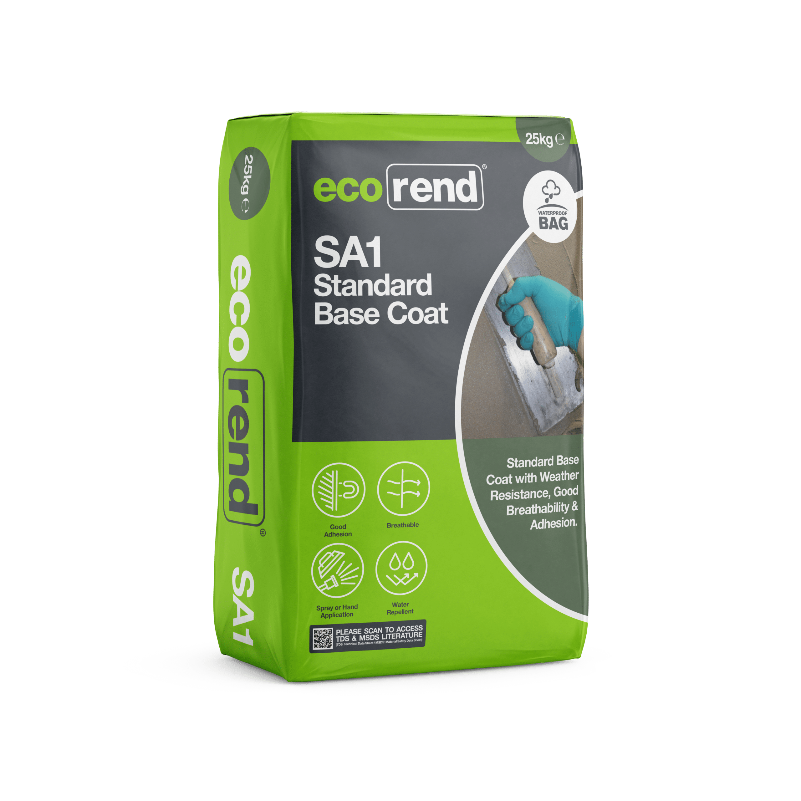 ecorend SA1 Standard Base Coat A bag of ecorend SA1 Standard Base Coat