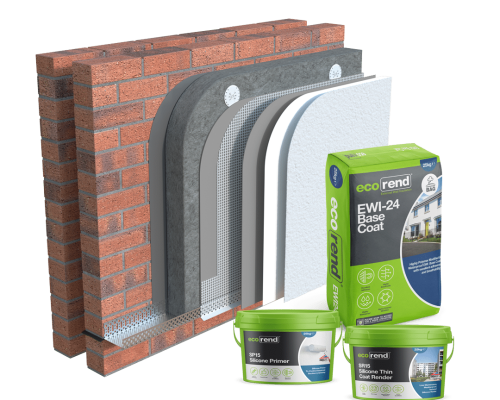 EWI EPS SR15 Silicone Thin Coat Render System