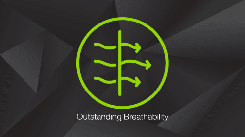 Outstanding breathability icon
