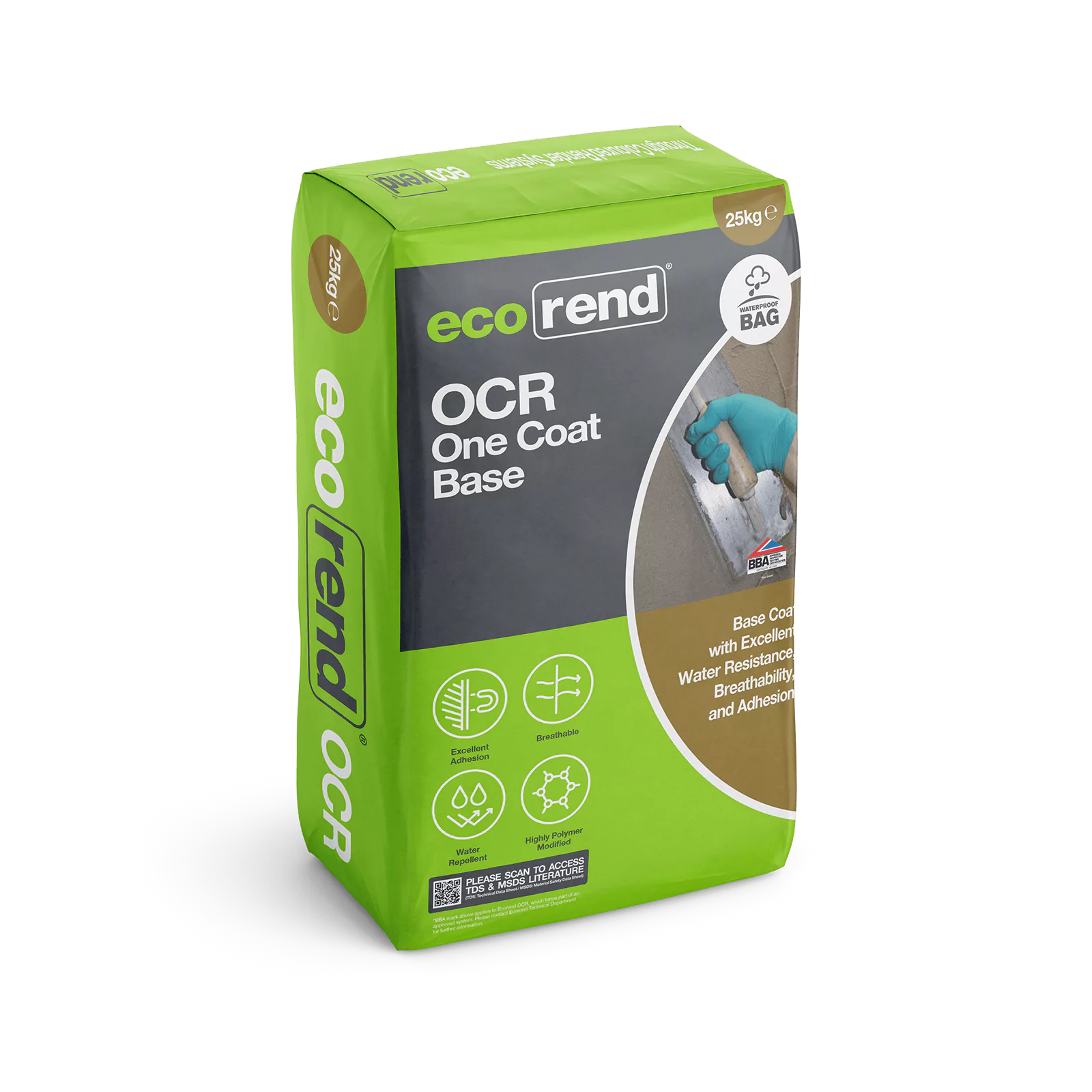 A bag of ecorend one coat base